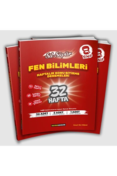 MARATON YAYINCILIK Maraton Yayıncılık 8. Sınıf Sil Süpür Fen Bilimleri Konu B...