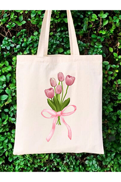 Cemira Y2K Bows Coquette - Unisex Retro Tote Bag, Pinterest Ribbons