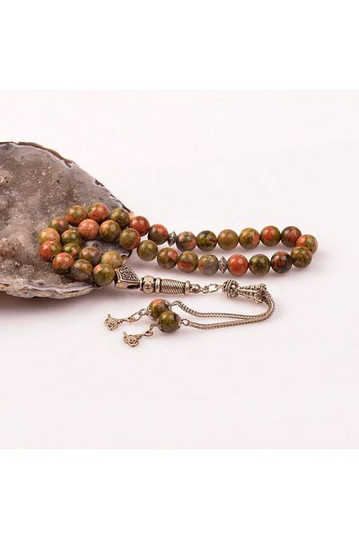 Taş Sandığı Unakit Stone Rosary - 8 mm