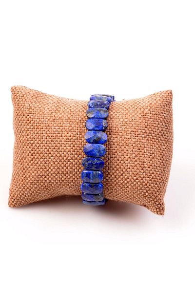 Taş Sandığı Lapis Lazuli Stone Elastic Bracelet