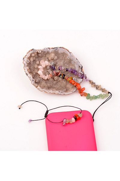 Taş Sandığı Natural Stone Phone Strap from Chakra Stones - Bracelet Gift