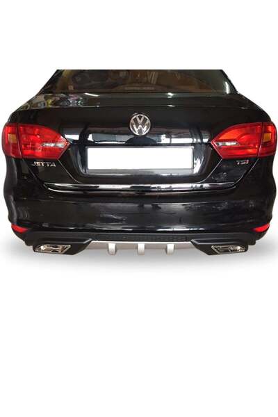 Universal Volkswagen Jetta Difüzör Arka Tampon Çift Egzoz Çıkışlı