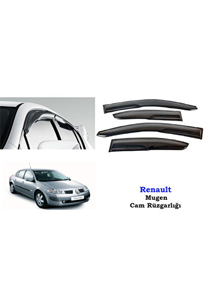 Universal Renault Megane 2 Mugen Sedan Cam Kenar Rüzgarlığı 2003-2011