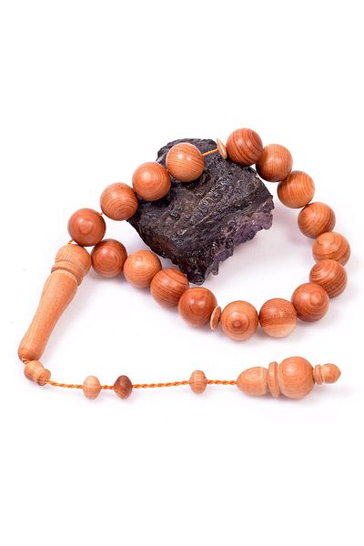 Taş Sandığı Scented Juniper Tree Ankle Length Rosary - 14 mm Efe Rosary