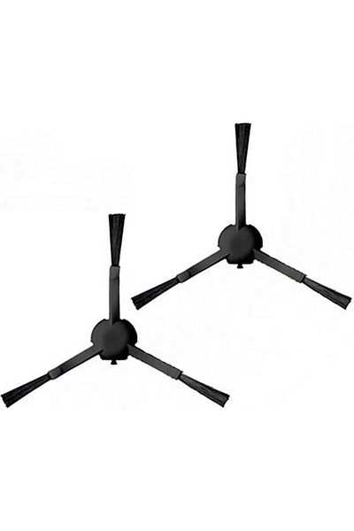 srfn ticaret Serfin Trading Xiaomi Vacuum Mop 1C/2/2 Pro +/2 Ultra/2C/S10+/Dreame F9 Compatible Side Brushblack-4Pcs