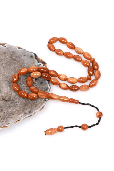 Taş Sandığı Barley Cut Kuka Rosary 6*10 mm