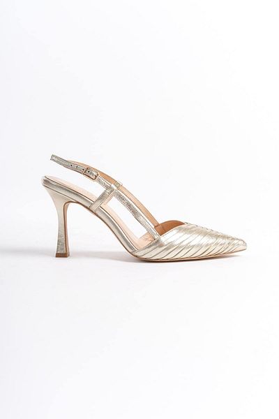 Mubiano Collection Tocuri de damă din piele naturală Stiletto și pantofi Dore -mcbrg5738-dr