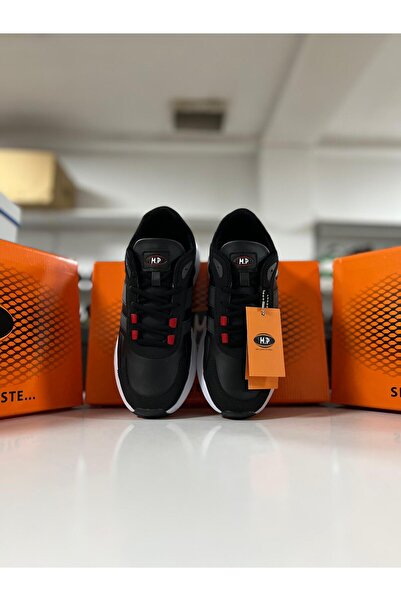 M.P. Black-White Men's Sports Shoes