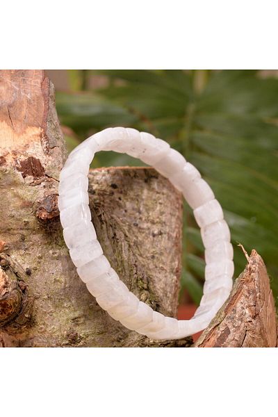 Taş Sandığı Moon Stone Bracelet - 7*10 mm