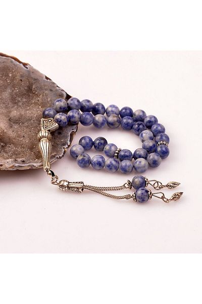 Taş Sandığı Blue Aventurine Stone Rosary (8 mm)