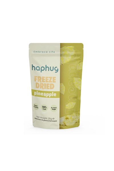HapHug 3 Pack Vitamin C - Orange, Pineapple, Strawberry - Freeze Dry Fruit