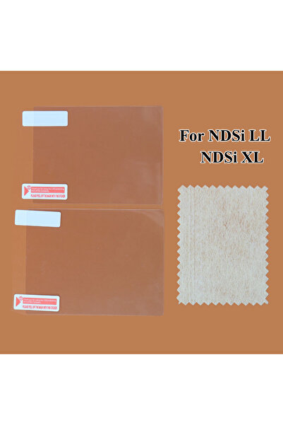 JCD غشاء حماية شفاف لجهاز NDSi LL XL لشاشة LCD العلوية والسفلية لجهاز NDS DSi...