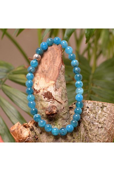 Taş Sandığı Apatite Stone Bracelet - 6 mm