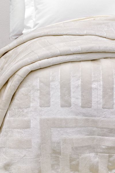 Yataş Palma Double Emboss Blanket - Champagne