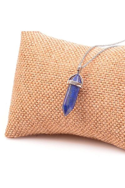 Taş Sandığı Lapis Lazuli Stone Pile Necklace