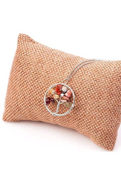 Taş Sandığı Necklace from Leo Zodiac Stones - with Non-Tarnish Chain