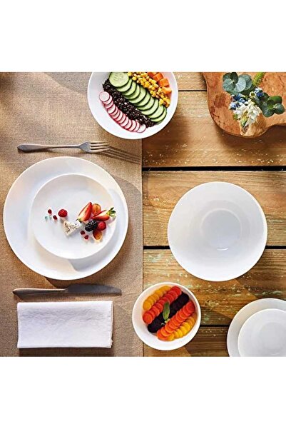 Luminarc Diwali 27 cm Beyaz Servis Tabağı 6 Adet