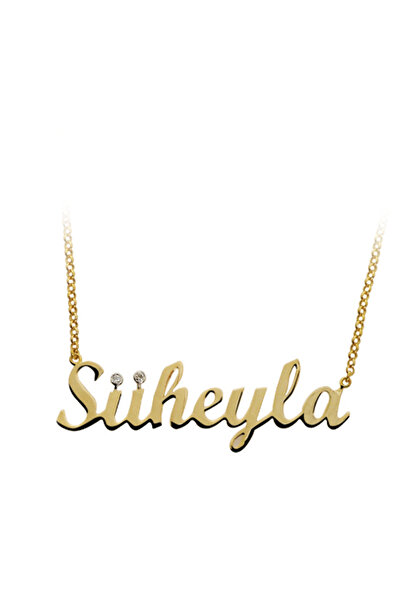 Ariş Pırlanta İsim Altın Kolye (İstenilen İsimde Yapılır)