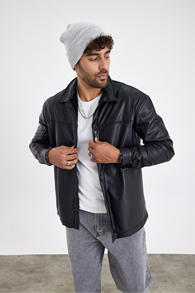 Weyeze AF-K58536LNS Модель Шкіряна сорочка