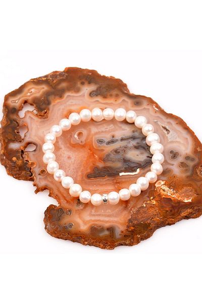 Taş Sandığı Pearl Bracelet - Silver Apparatus Cultural Pearl