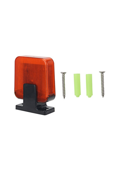 Choice مصباح إنذار LED أحمر يعمل بجهد 24 فولت تيار متردد/230 فولت تيار مستمر، مناسب لفتح البوابات المتأرجحة والمنزلقة/بوابات الحواجز