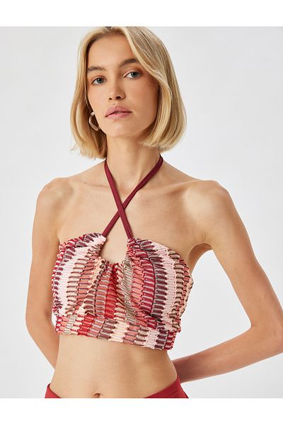 Koton Häkel-Bustier mit Neckholder