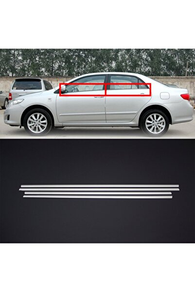 Niken Toyota Corolla Cam Çitası Kromu Nikelajı 2007-2012