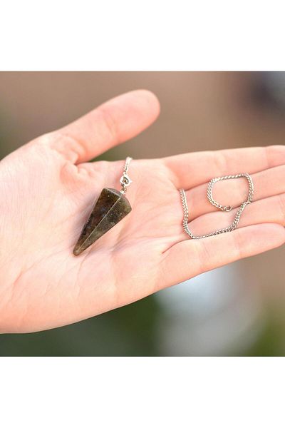 Taş Sandığı Labradorite Stone Pandula