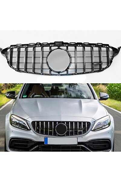 Universal Mercedes W205 Gtr Amg Ön Panjur Izgara 2015-2018 Arası
