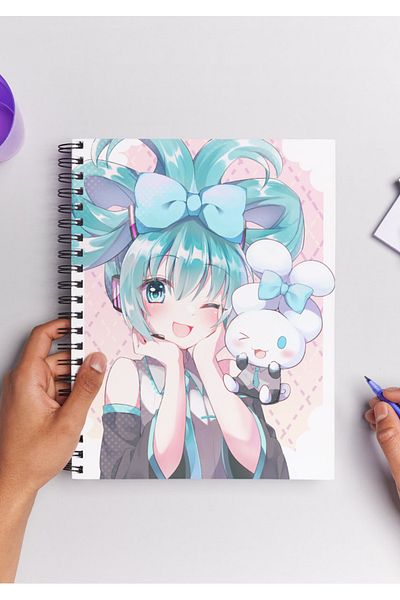 Home Hatsune Miku Anime Notebook A5 (50 Sheets)