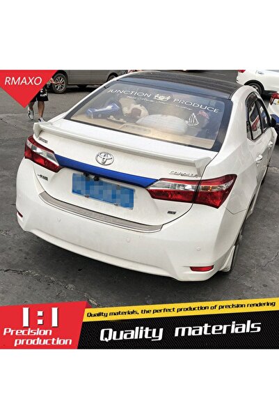 Universal Toyota Corolla Bagaj Üstü Spoiler Yapışık Trd Abs Plastik 2014-