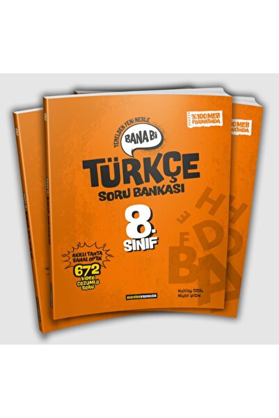 MARATON YAYINCILIK Maraton Yayıncılık 8. Sınıf Bana Bi Türkçe Soru Bankası
