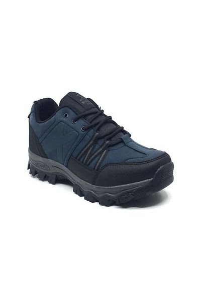 XStep Μαύρα Navy Blue Unisex Ανδρικά παπούτσια πεζοπορίας - Lace-Up Outdoor Sports Winter