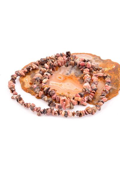 Taş Sandığı Rhodonite Stone Broken String