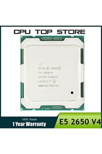 Choice Intel Xeon E5 2650 V4 2650V4 SR2N3 2.2GHz 12-Core 24-Thread LGA 2011-3 cpu processor