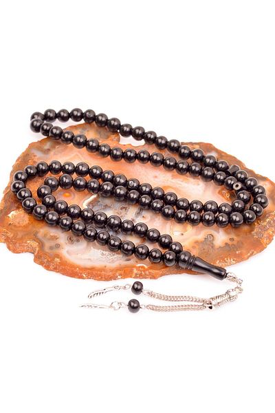 Taş Sandığı Oltu Stone Prayer Rosary - 6 mm