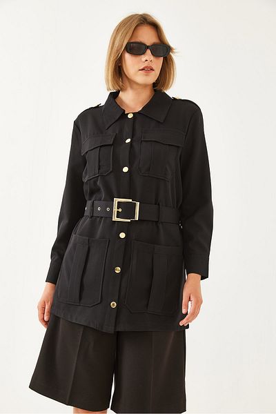 Bianco Lucci Shabby Cut Damen Cargo Jacke - MBMS020 60501020