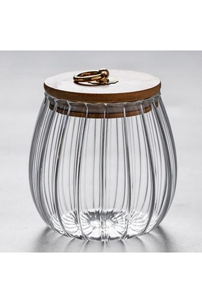 Choice Round Food Container Glass Jar With Sealed Lid Storage Jar Grains Cookie Coffee Tea Candy Storage Bo