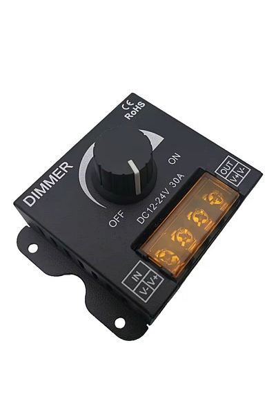 Choice Dimmer Dc 12v-24v Led Dimmer Switch 30a Led Monochrome Controller Pwm Digital Stepless Dimming For L