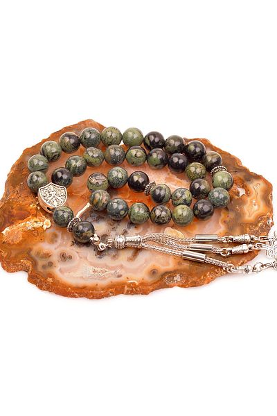 Taş Sandığı Canbaba Jasper Stone Rosary (10 mm)