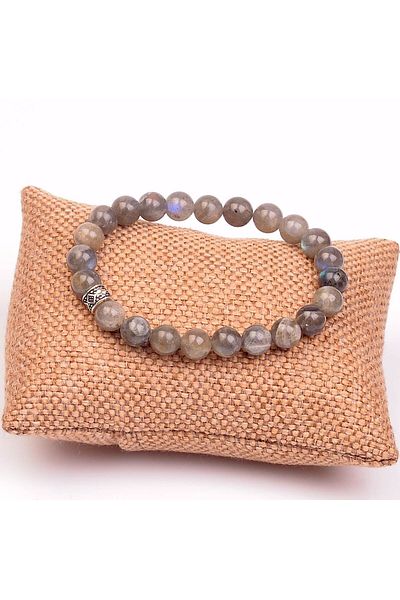 Taş Sandığı Labradorite Stone Bracelet (8 Mm)