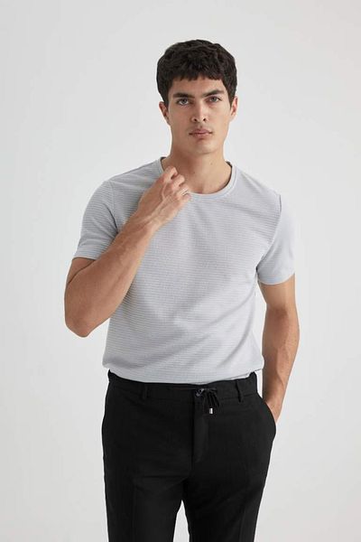 DeFacto Tricou bărbați - M6608AZ/GR91