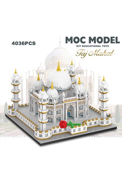 Choice Chaodahao Creative Moc City Building Blocks Taj Mahal World Famous Architecture Micro Model India M