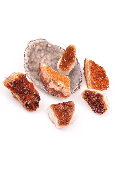 Taş Sandığı Ham Sitrin Taşı Kütle