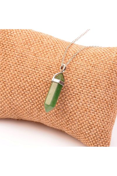 Taş Sandığı Aventurine Stone Pen Necklace