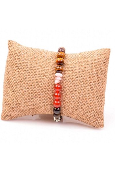 Taş Sandığı 8 mm Capricorn Jewelled Bracelet