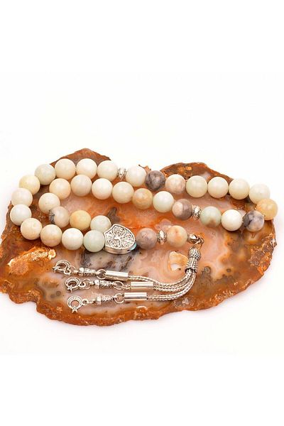 Taş Sandığı Amazonite Stone Rosary (10 mm)