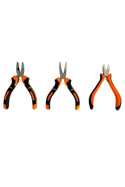 SERA 3 Parça Mini Pense Seti Pense Yan Keski Karga Burnu