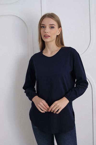 Trendbade Butik Γυναικεία (λεπτή) μακρυμάνικη μπλούζα με σκίσιμο