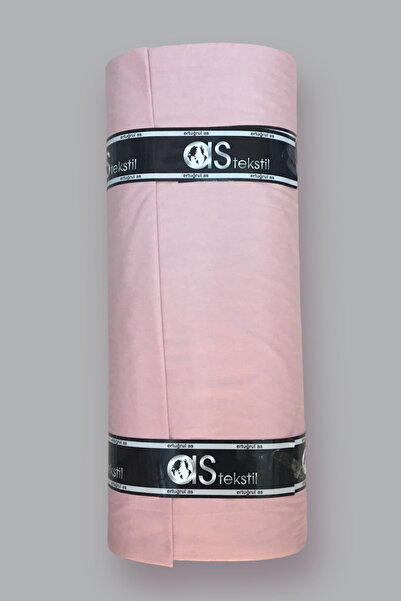 AS TEKSTİL Poplin Kumaş Pudra %100 Pamuk Süper Lüks Akfil (1 METRE)